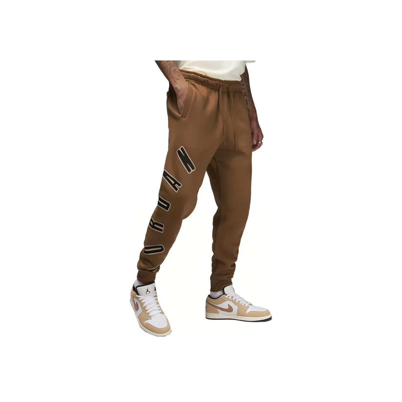 Jordan Flight MVP Knitted Sweatpants Men's Tan