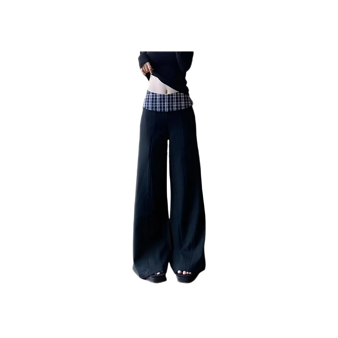 TONYBEAR Черные Женские Повседневные Брюки