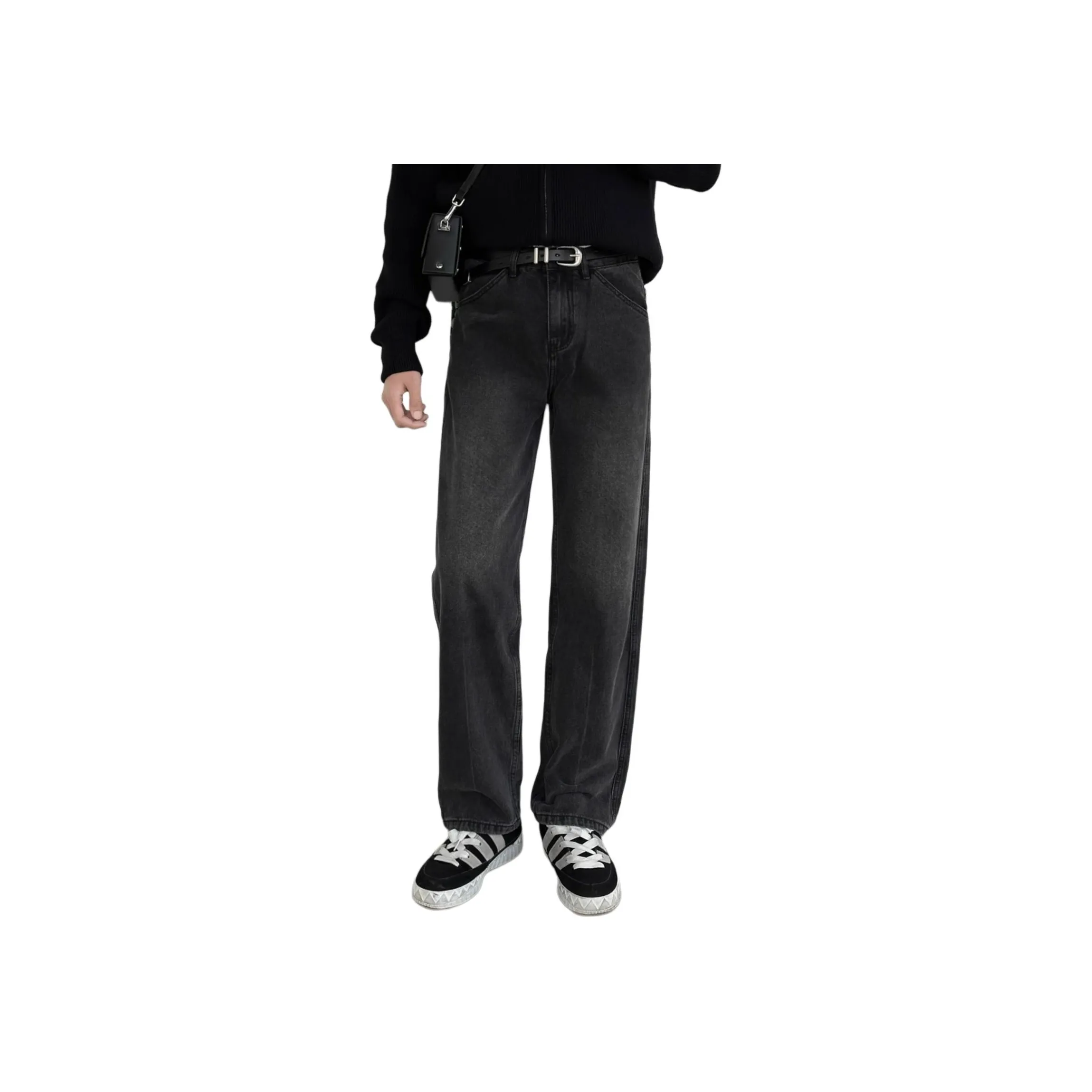 KVIV Jeans Men's Washed Black 