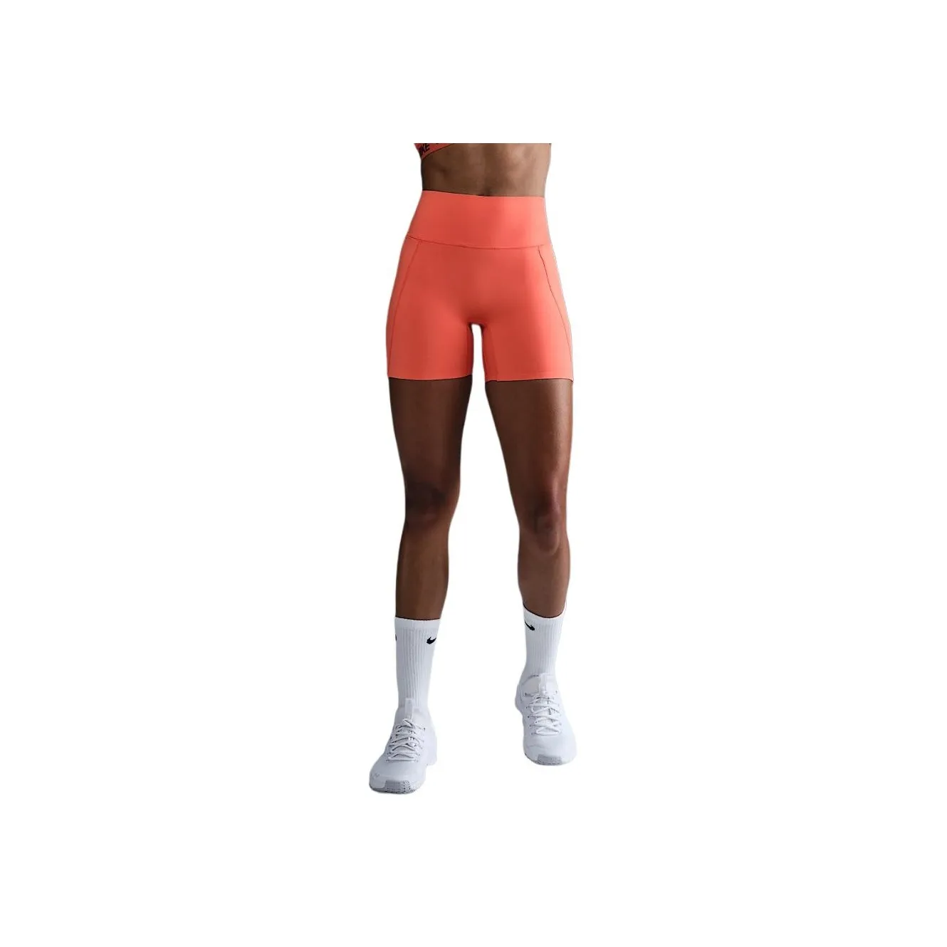 Nike Universa Women's High Waisted 5' Biker Shorts With No Front Seam