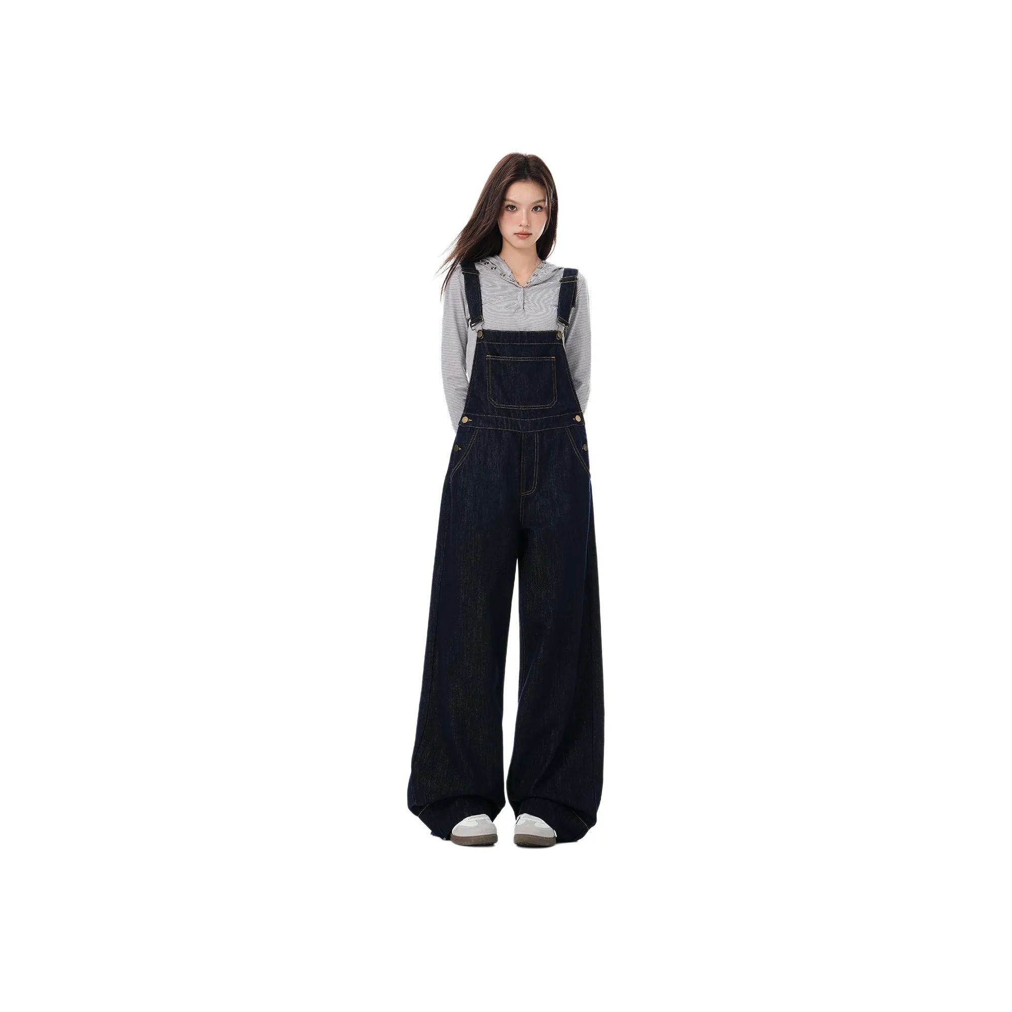 BRN Оригинальный джинсовый женский комбинезон