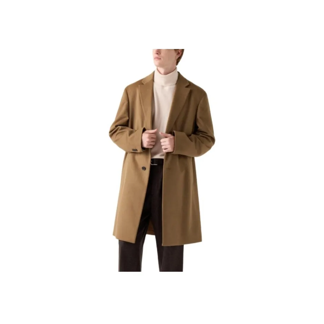 UNIQLO Coats Men's Umber