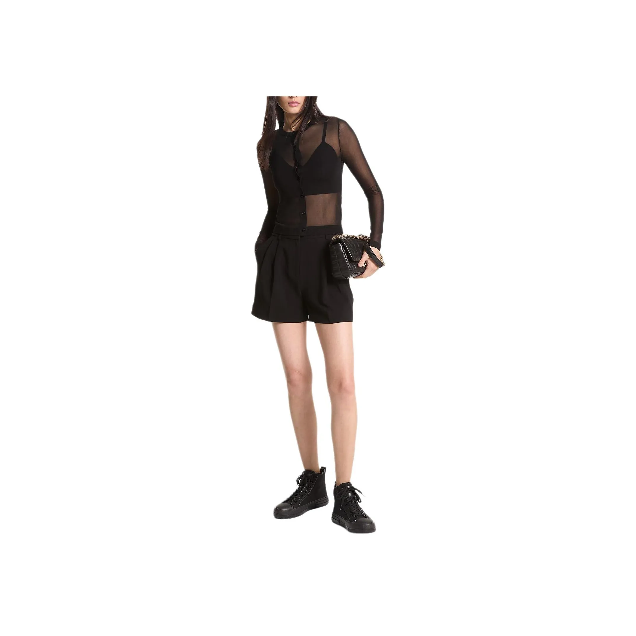Michael MICHAEL KORS Crepe Tailored Shorts