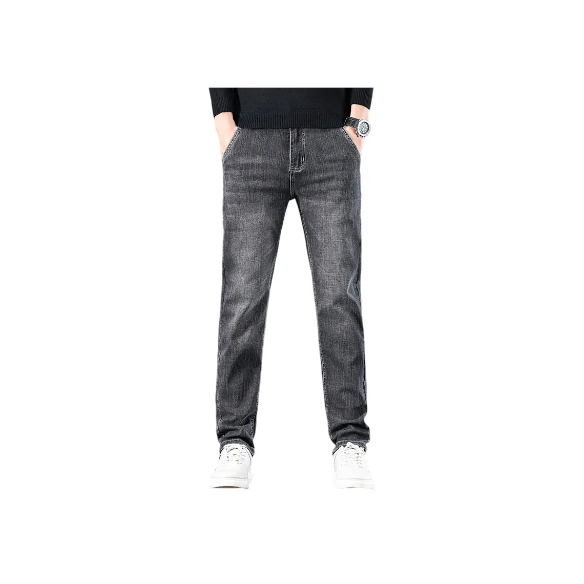 JEEP Дымчато-серый Мужские Джинсы