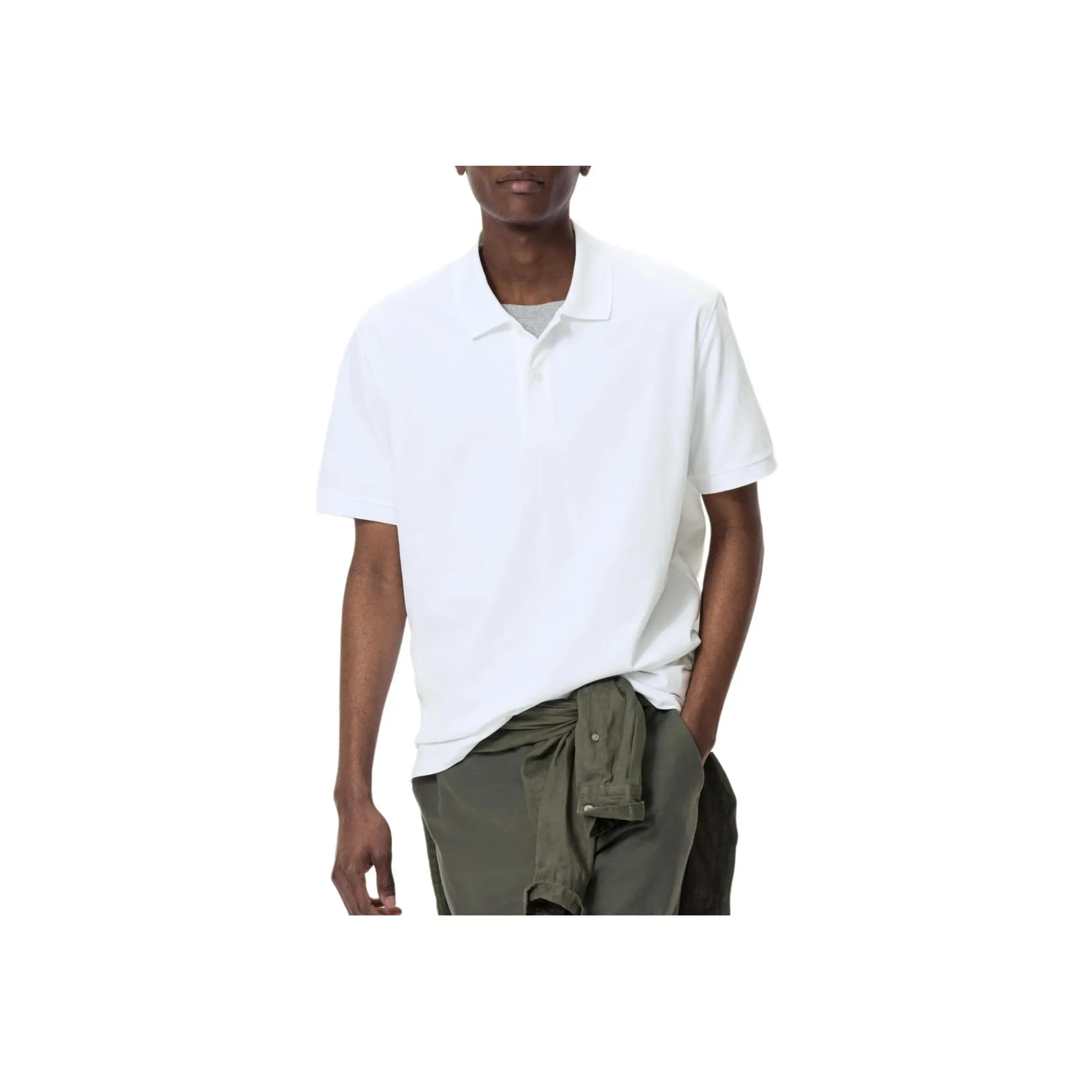 UNIQLO Polo Shirts Unisex White