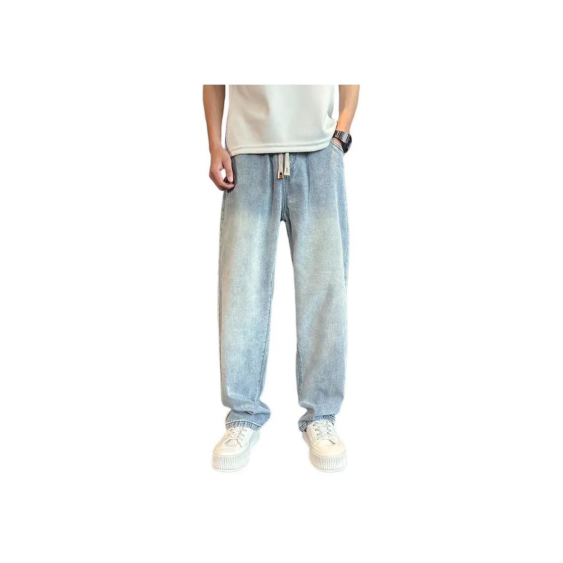 YOFVV Jeans Unisex Sky Blue
