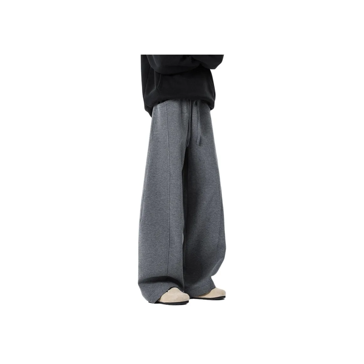 CORNILOT Casual Pants Unisex Dark Gray