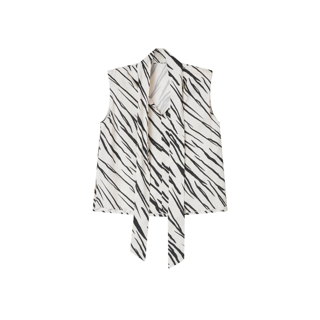SHUXI Зебровый принт Женские Рубашки