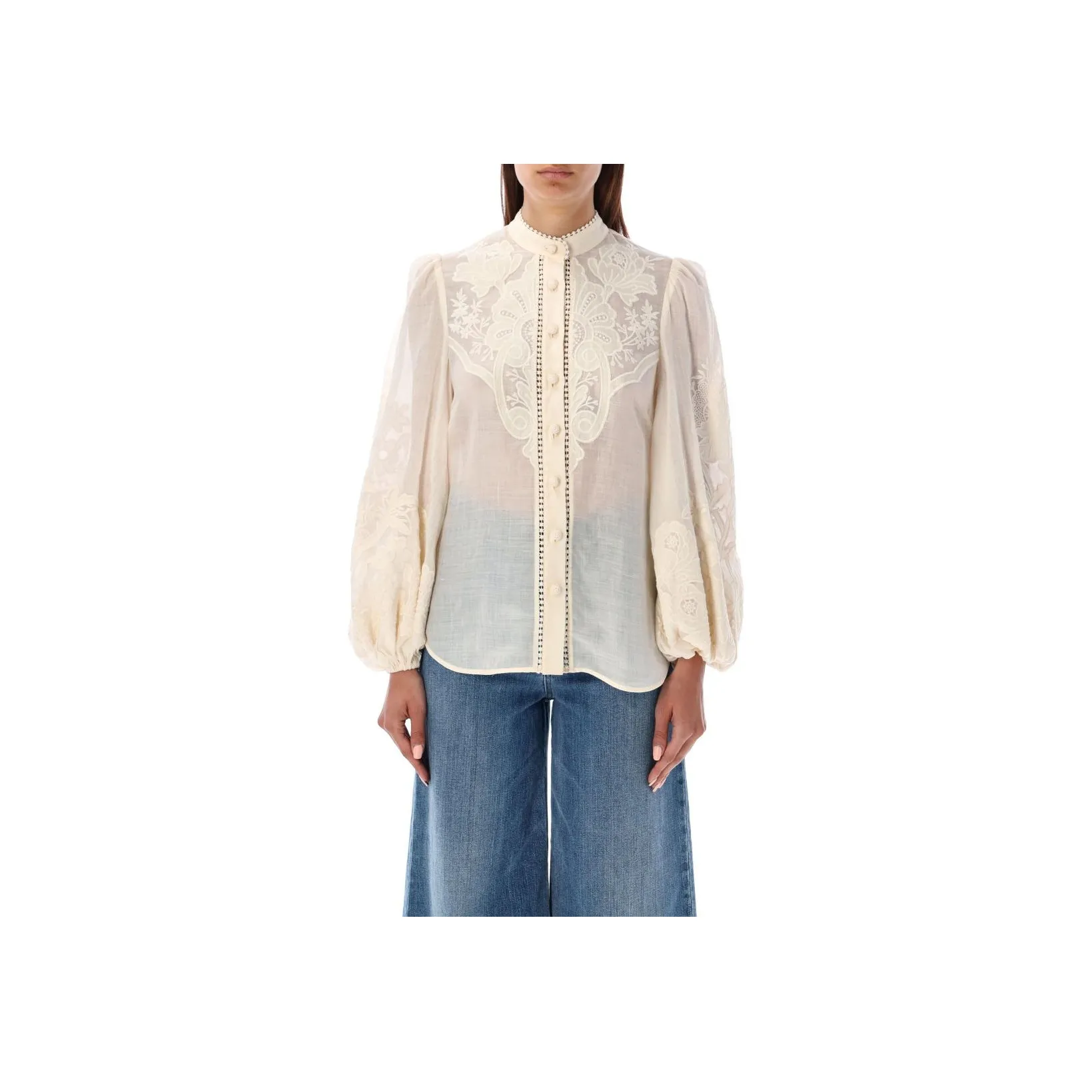 Zimmermann Ottie Embroidered Blouse