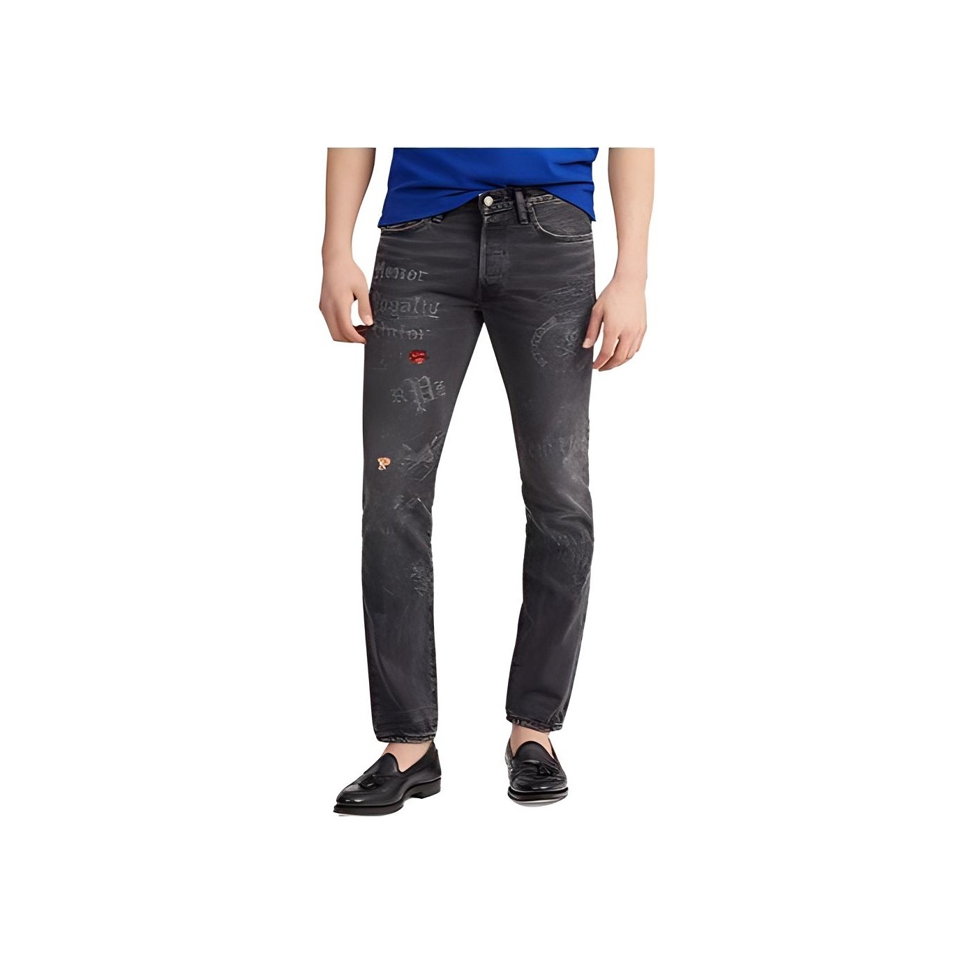 POLO JEANS Ralph Lauren スウェット fade S 短丈 POLO RALPH LAUREN Men's Anders Classic Taper Fit Authentic