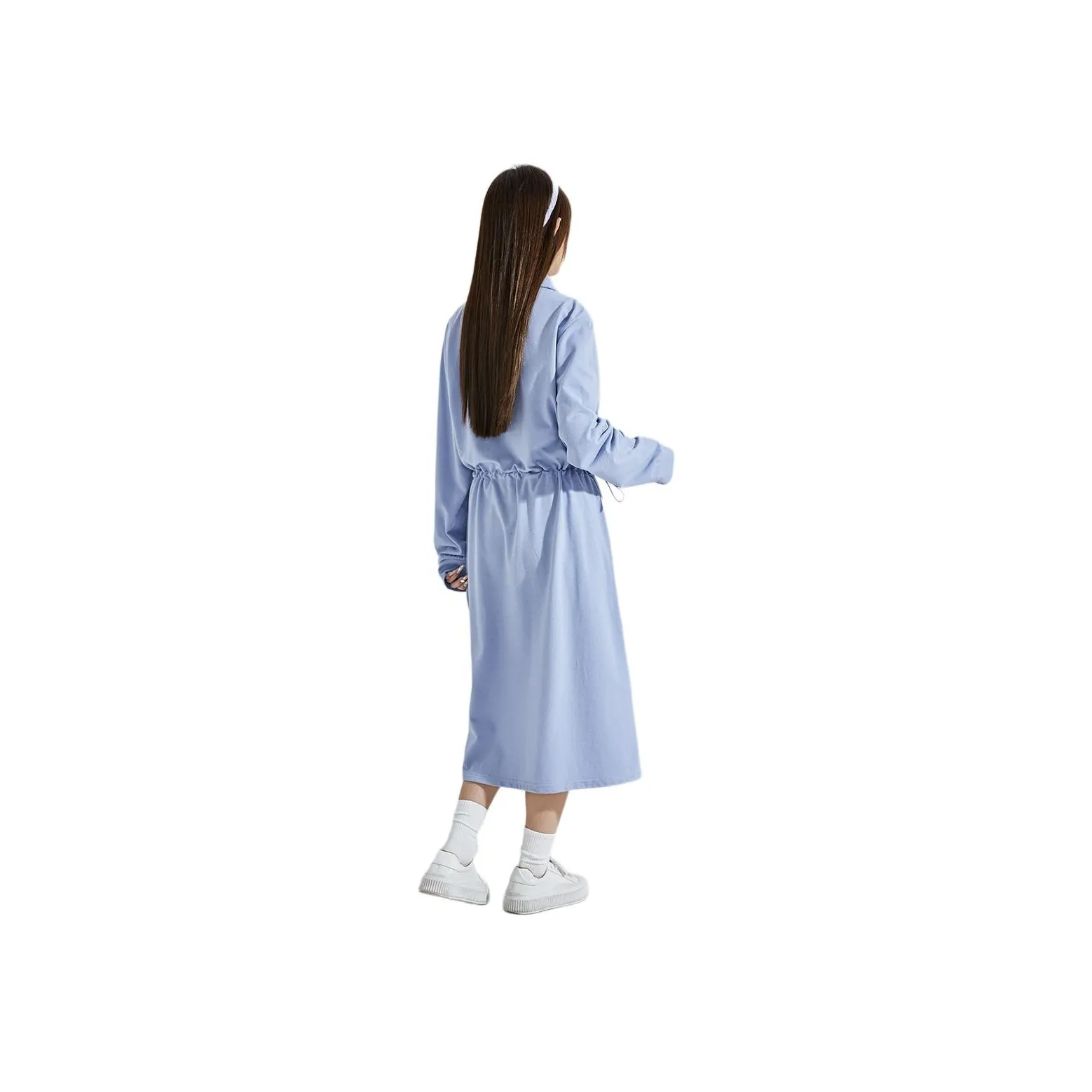 Tonlion Long Sleeved Dresses Women's Sheer Purple