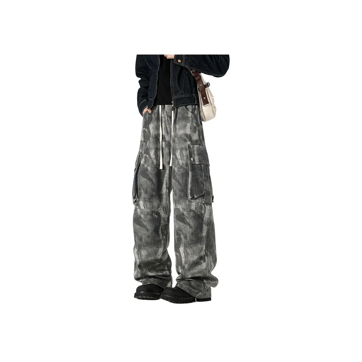 ORMY Джинсы Унисекс Tie Dye Камуфляж