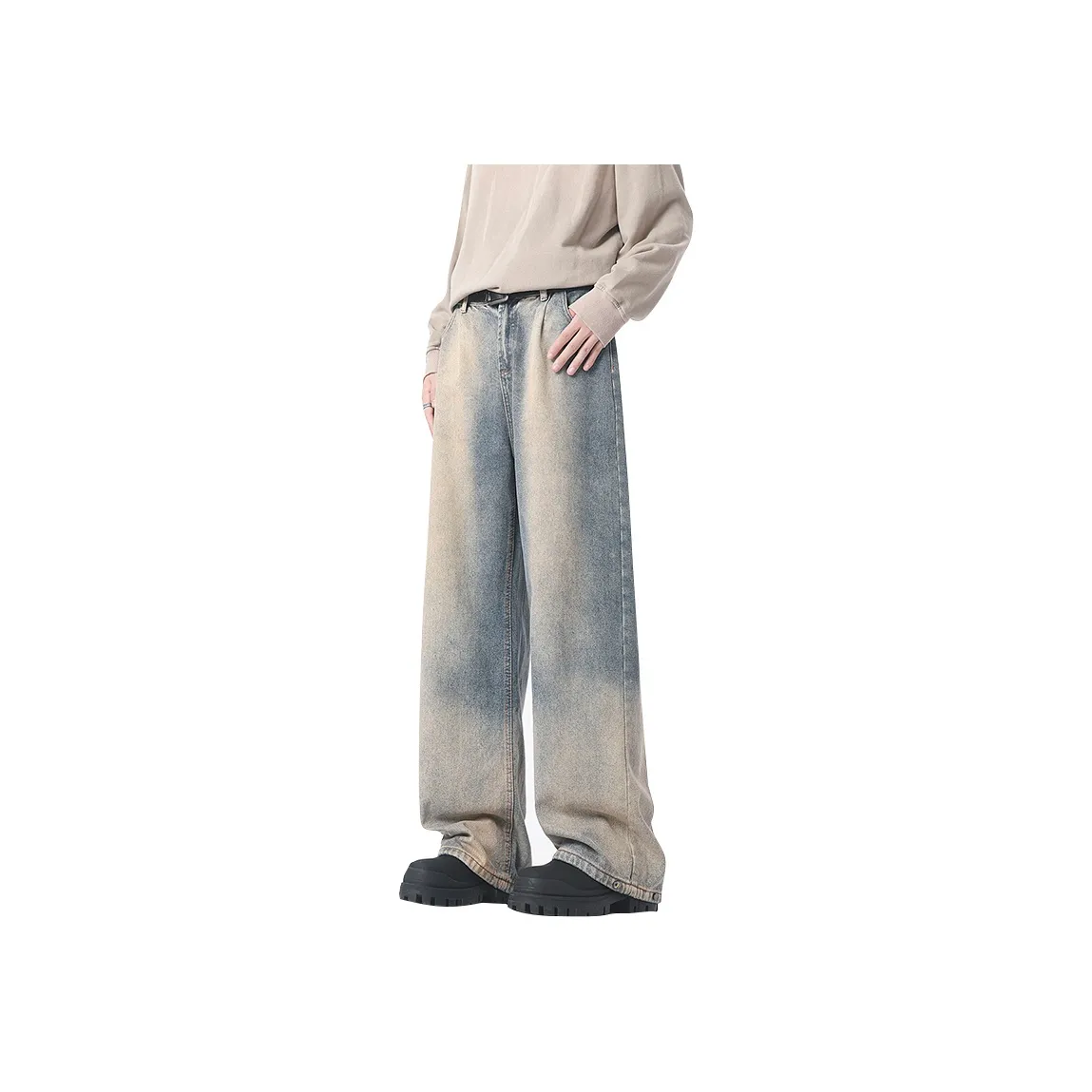 FONDLOOK American Cleanfit Washable Jeans Men's