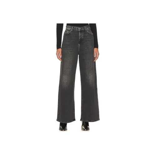 SEVEN FOR ALL MANKIND Женские джинсы черного цвета