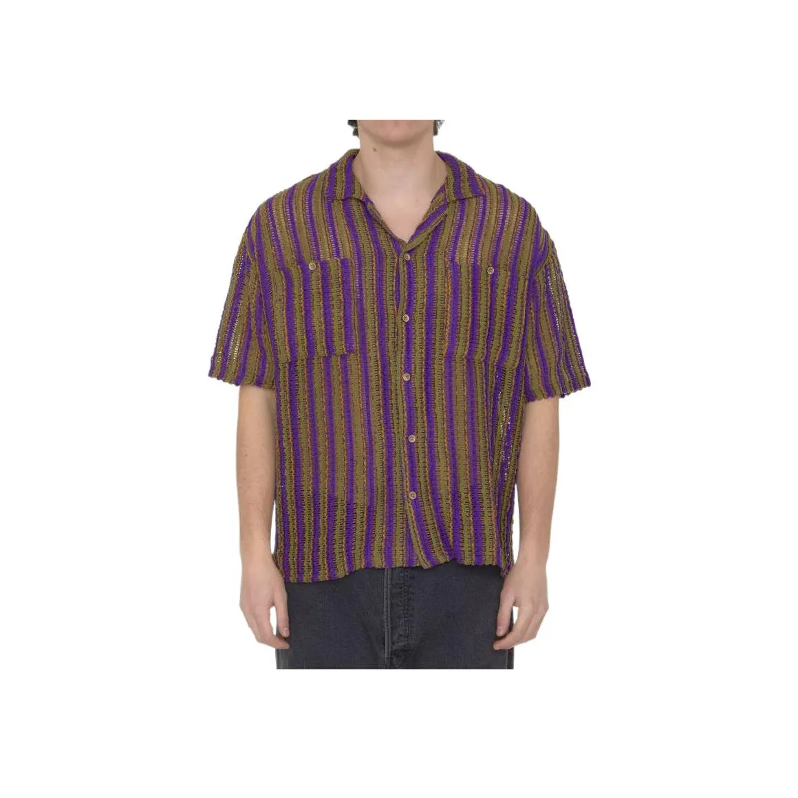 ANDERSSON BELL Collaboration Рубашка Мужская Фиолетовая