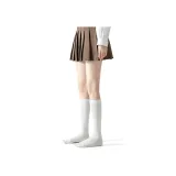 [종아리 양말 32cm] 화이트, 1팩