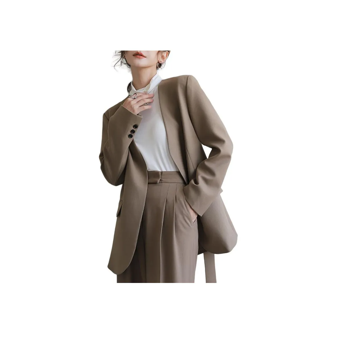 DianThia Бизнес-костюм женский цвет кофе