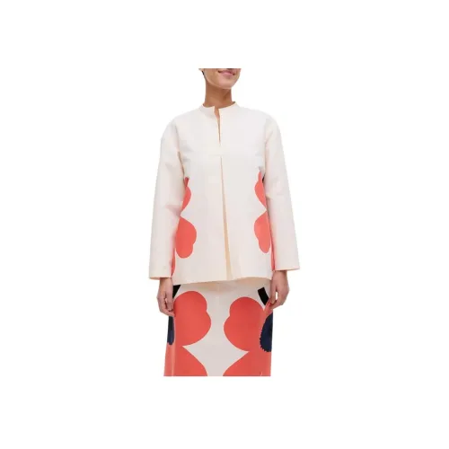 MARIMEKKO Апельсиновый, Темно-синий, Бежевый Женские Рубашки
