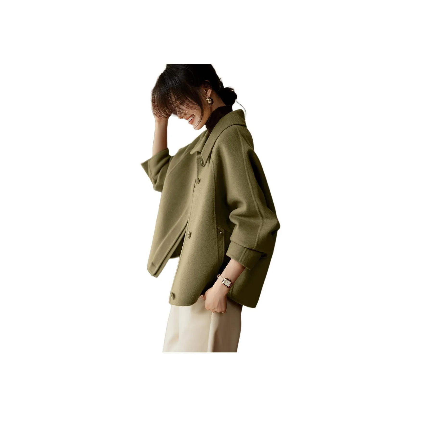 XWI Coats Women's Mango Green