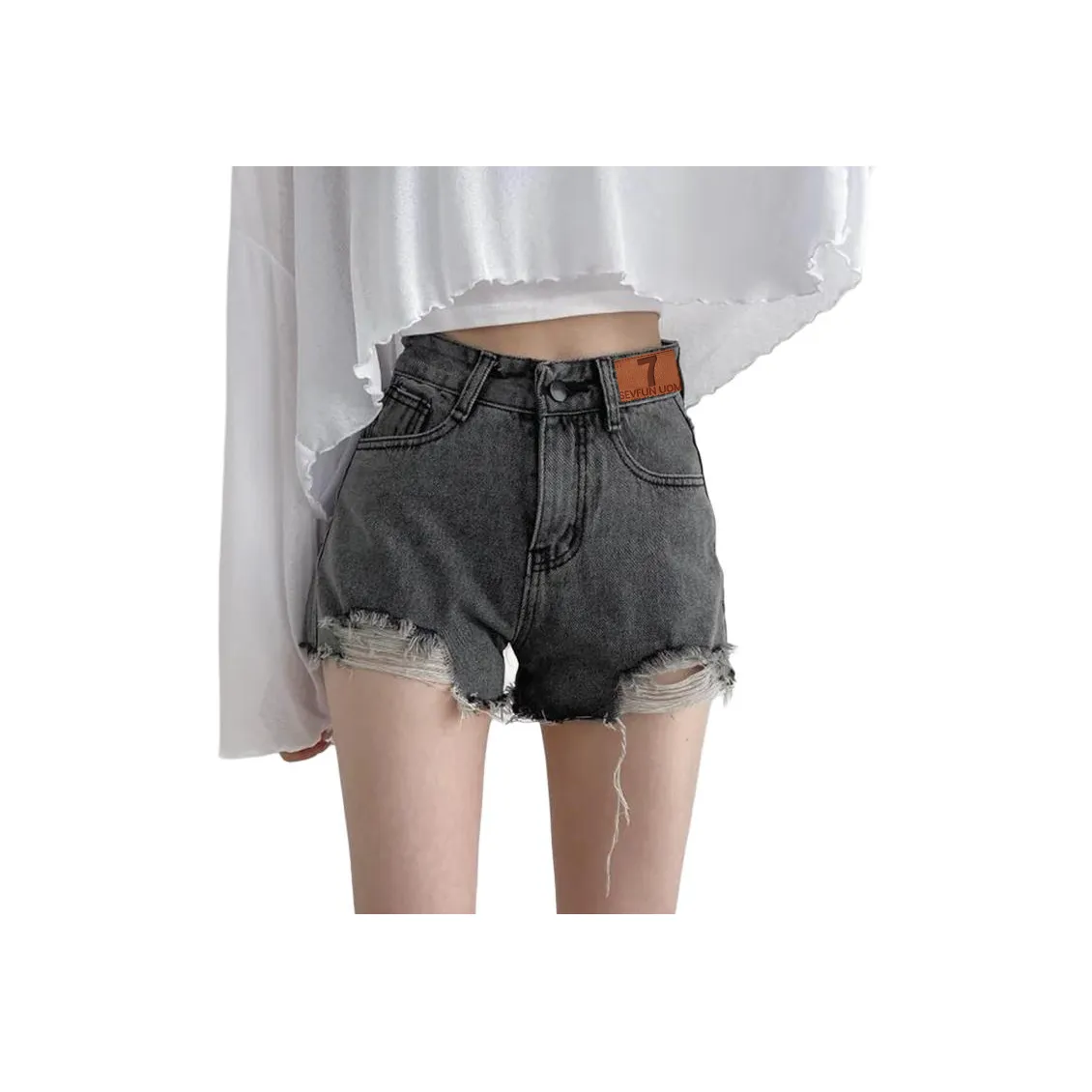 7 SEVFUN Женские джинсовые шорты