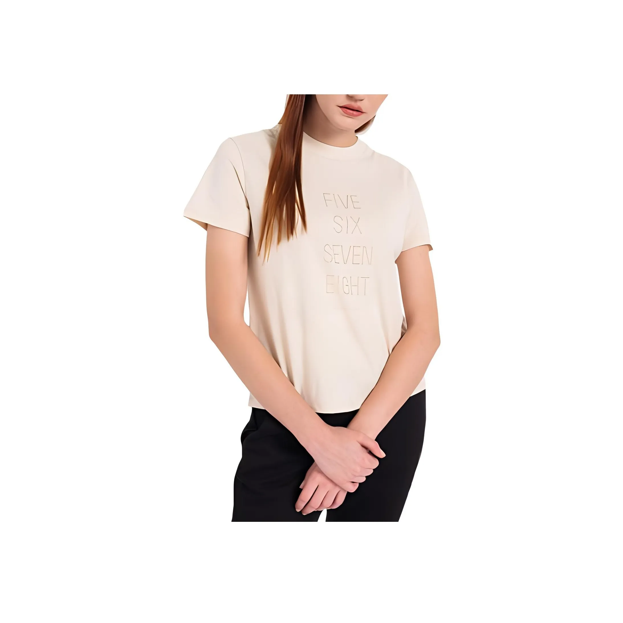 ARMANI EXCHANGEAE T Shirt Women's Light Pink