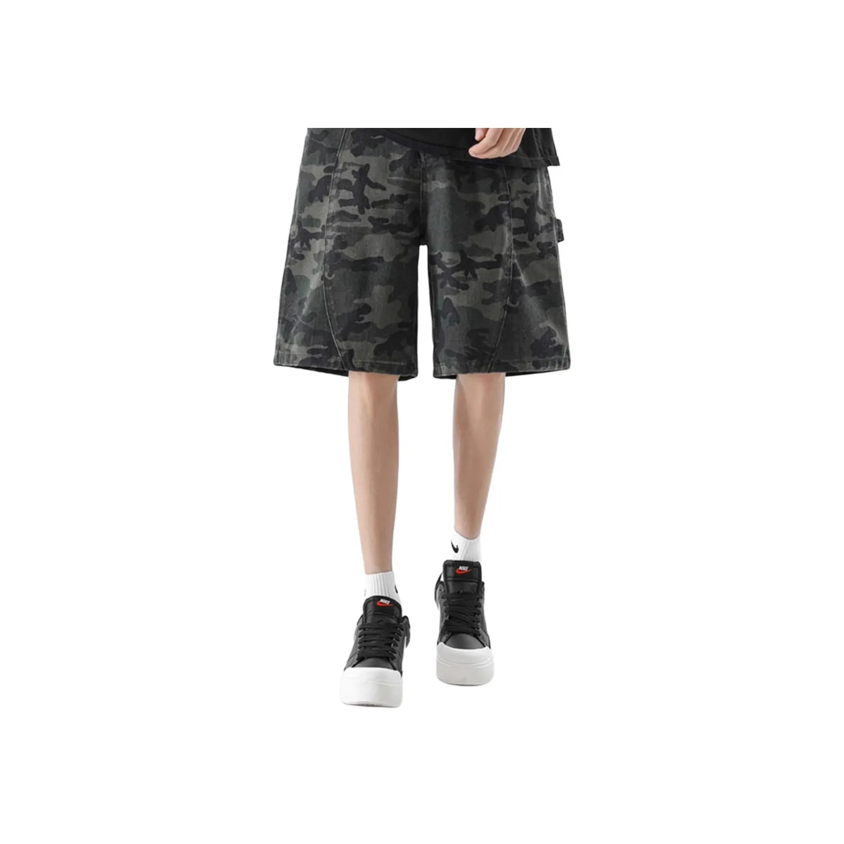 CORNILOT Cargo Shorts Unisex Camouflage