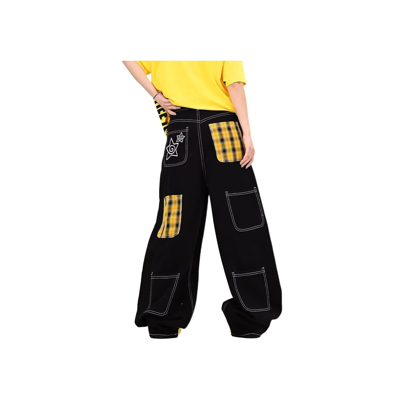 GEOGRE ALEX Мужские Черные Джинсы