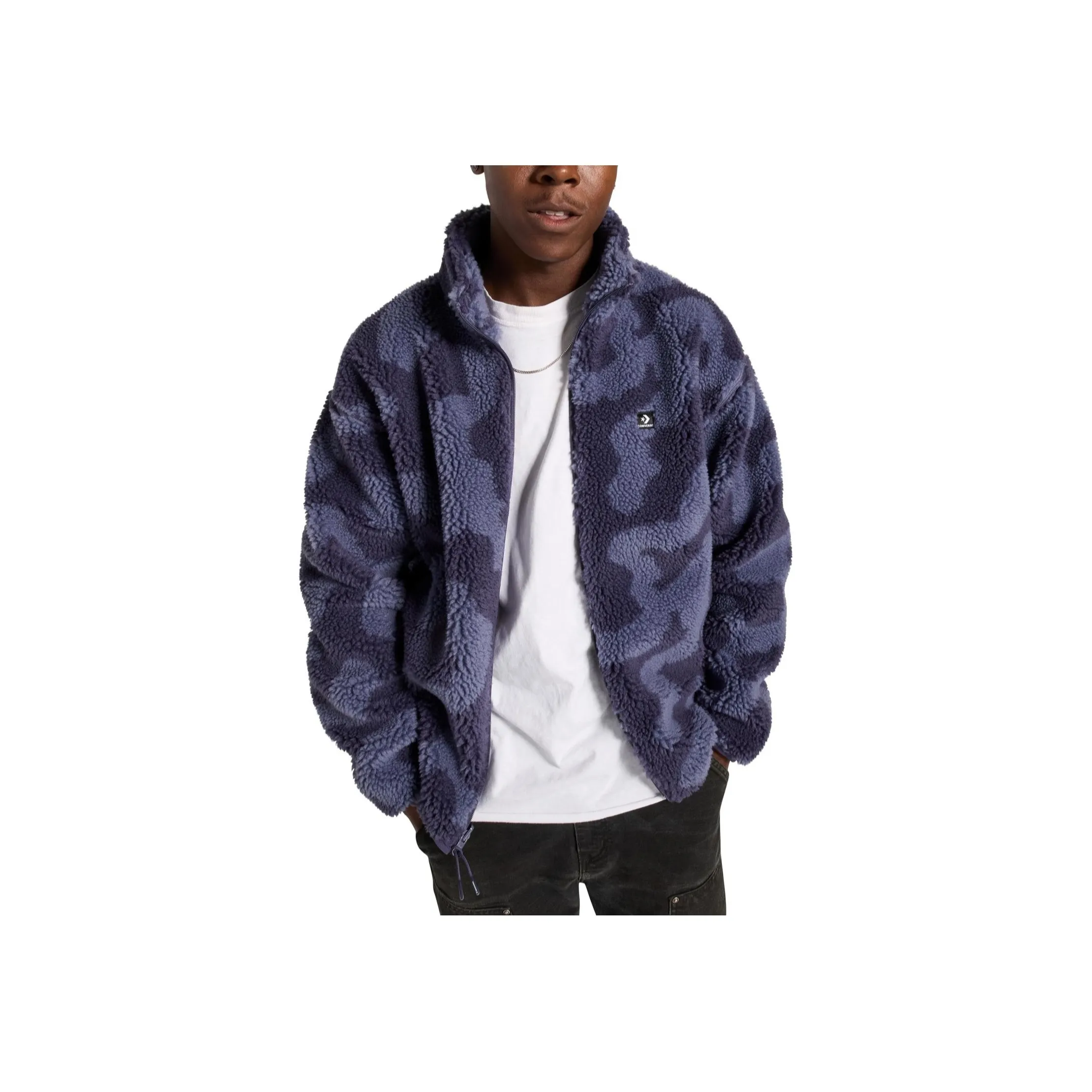 Converse Full Zip Sherpa Pullover