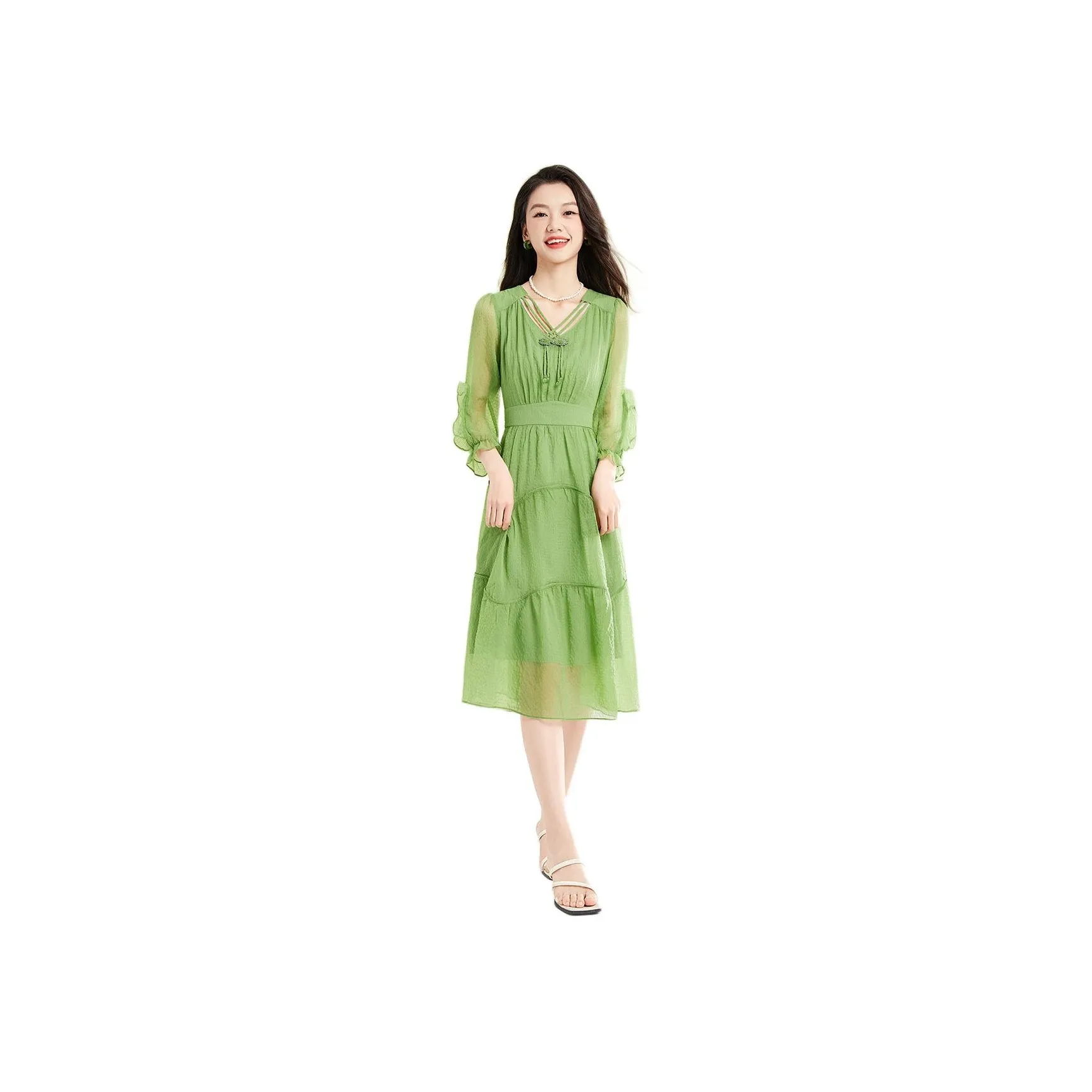 Mylan Long Sleeved Dress Women's Green