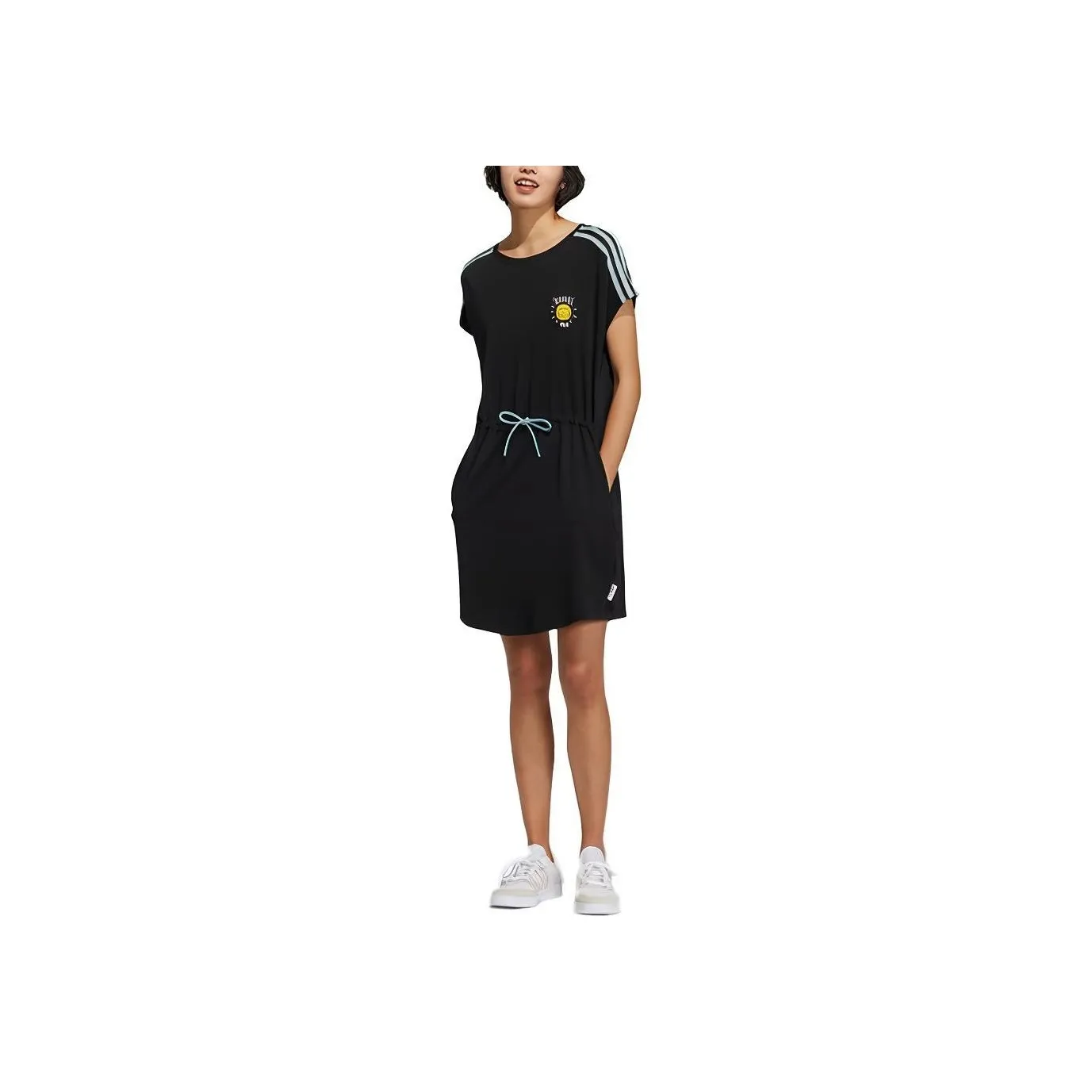 Adidas Neo Short Sleeved Dresses Women's Black