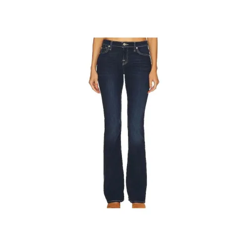 SEVEN FOR ALL MANKIND Женские джинсы синего цвета