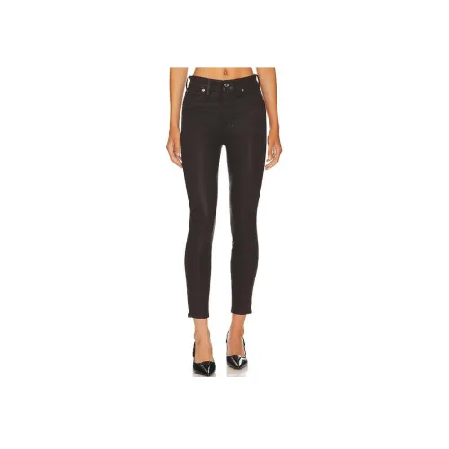 SEVEN FOR ALL MANKIND Шоколад Женские Повседневные Брюки