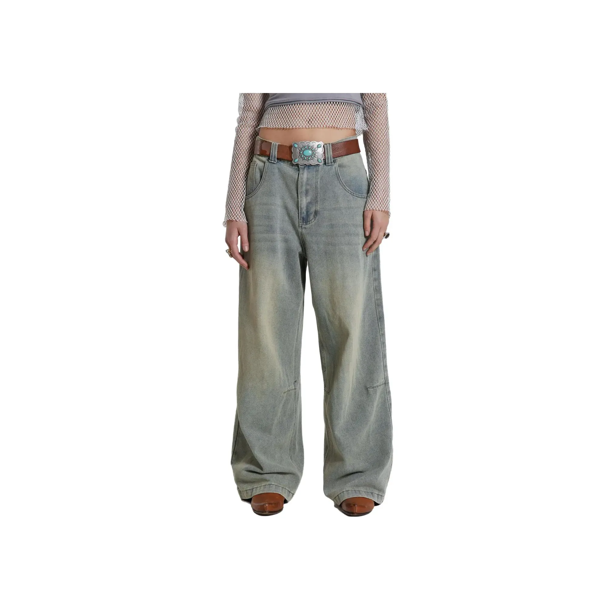Jaded London Jeans Women's Light Blue