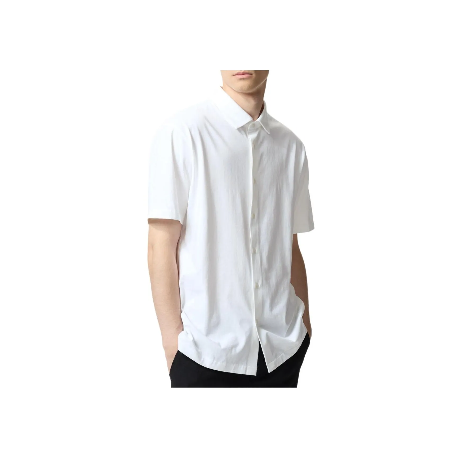UNIQLO AIRism Mesh Series Shirt Unisex White