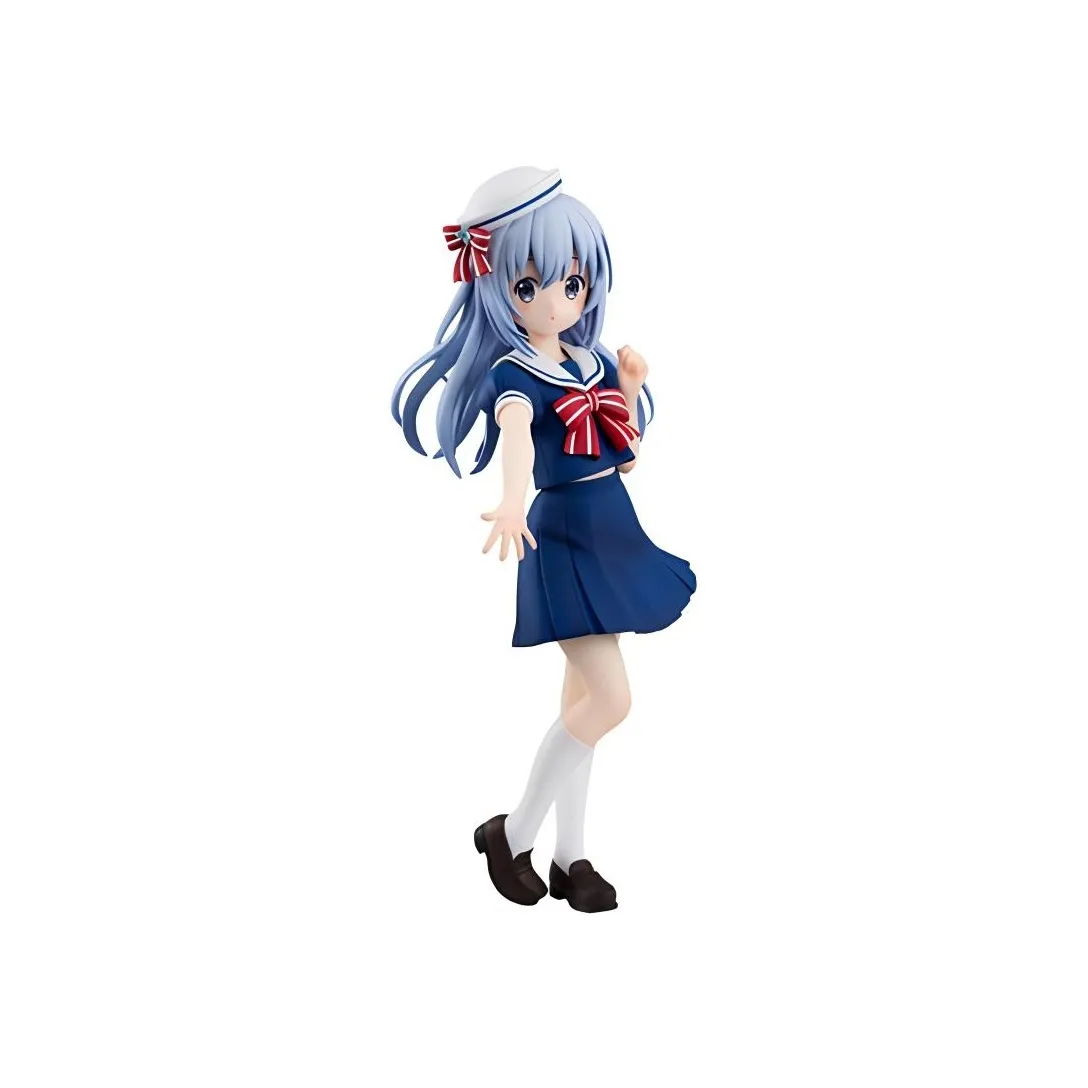 FURYU Is The Order A Rabbit? , Chino Kafu , Sailor Suit Ver. With Base Bonus Gifts 18cm