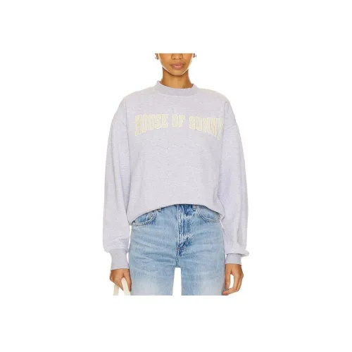 HOUSE OF SUNNY Серый Женские Свитшоты