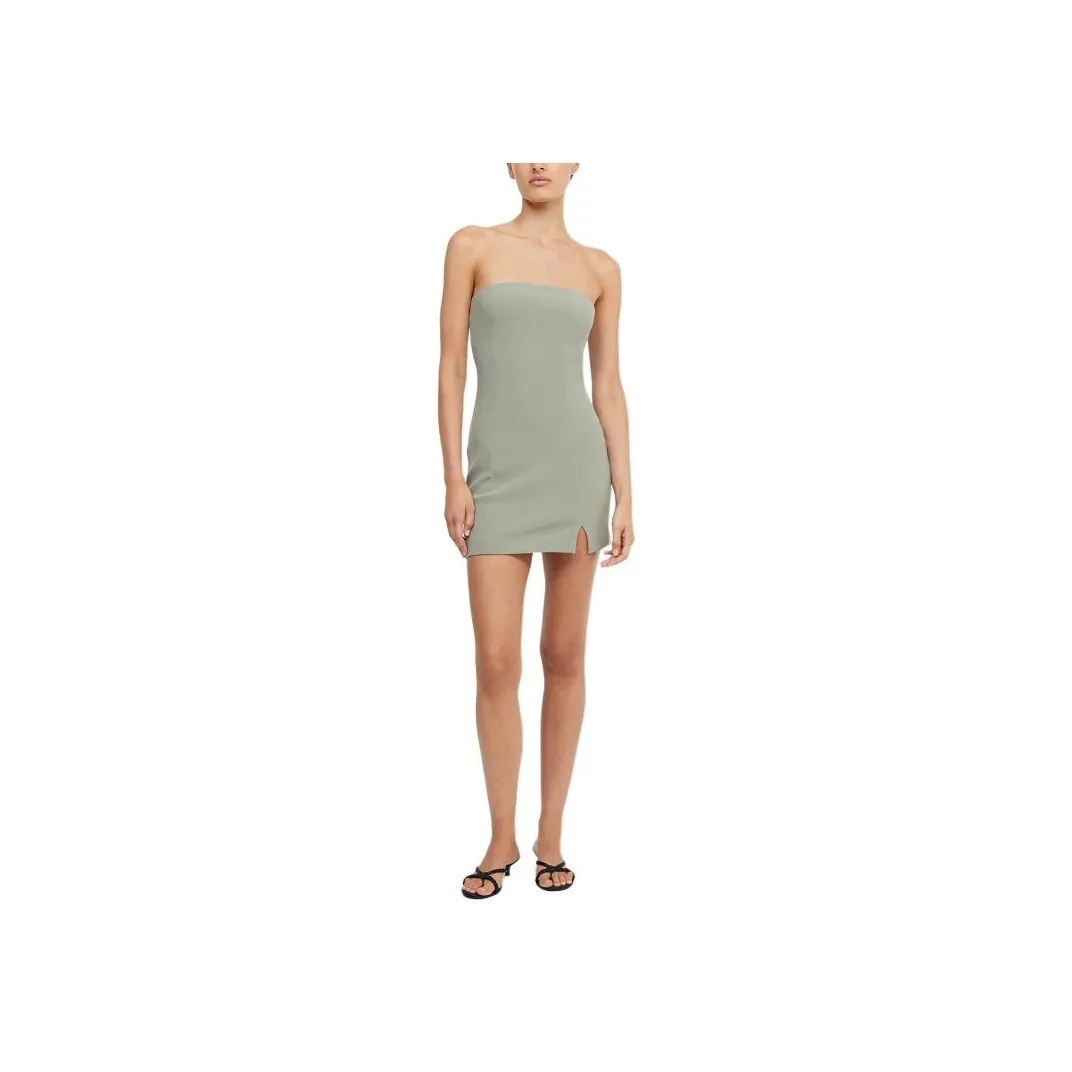 BEC+BRIDGE KARINA STRAPLESS SPLIT MINI DRESS Sleeveless Dress Women's