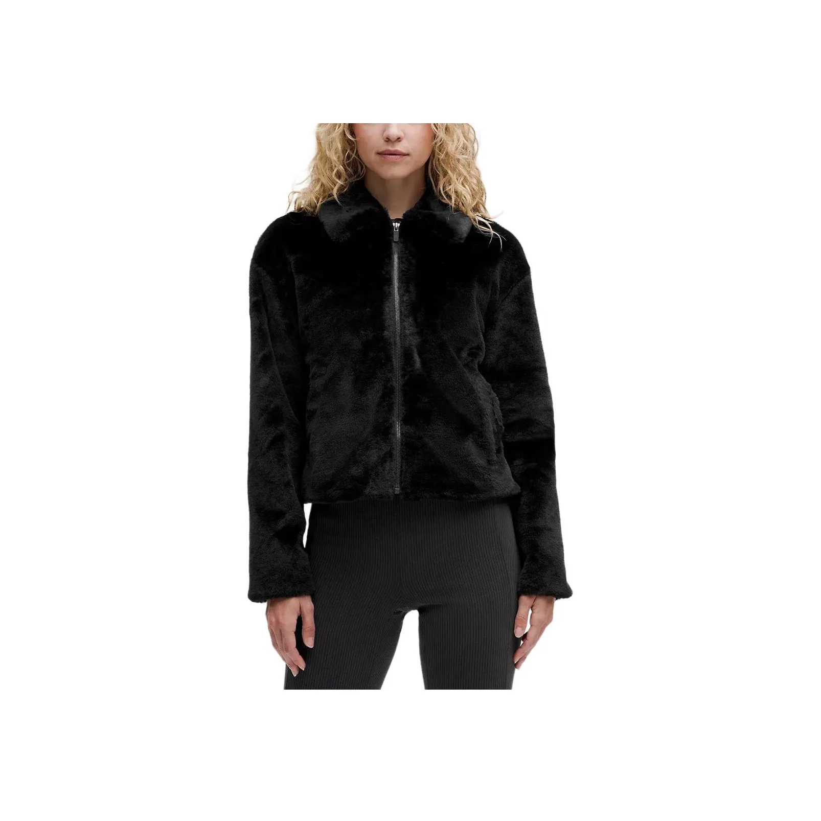 Lululemon Plush Fleece Jackets Coats Women's Black