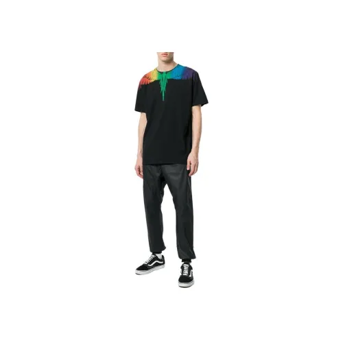 marcelo burlon Черная Мужская Рубашка