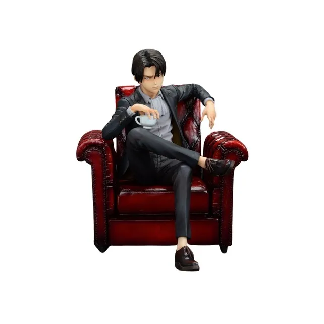 U C Union Creative Attack On Titan, Levi, Sofa Scale Figures 16cm