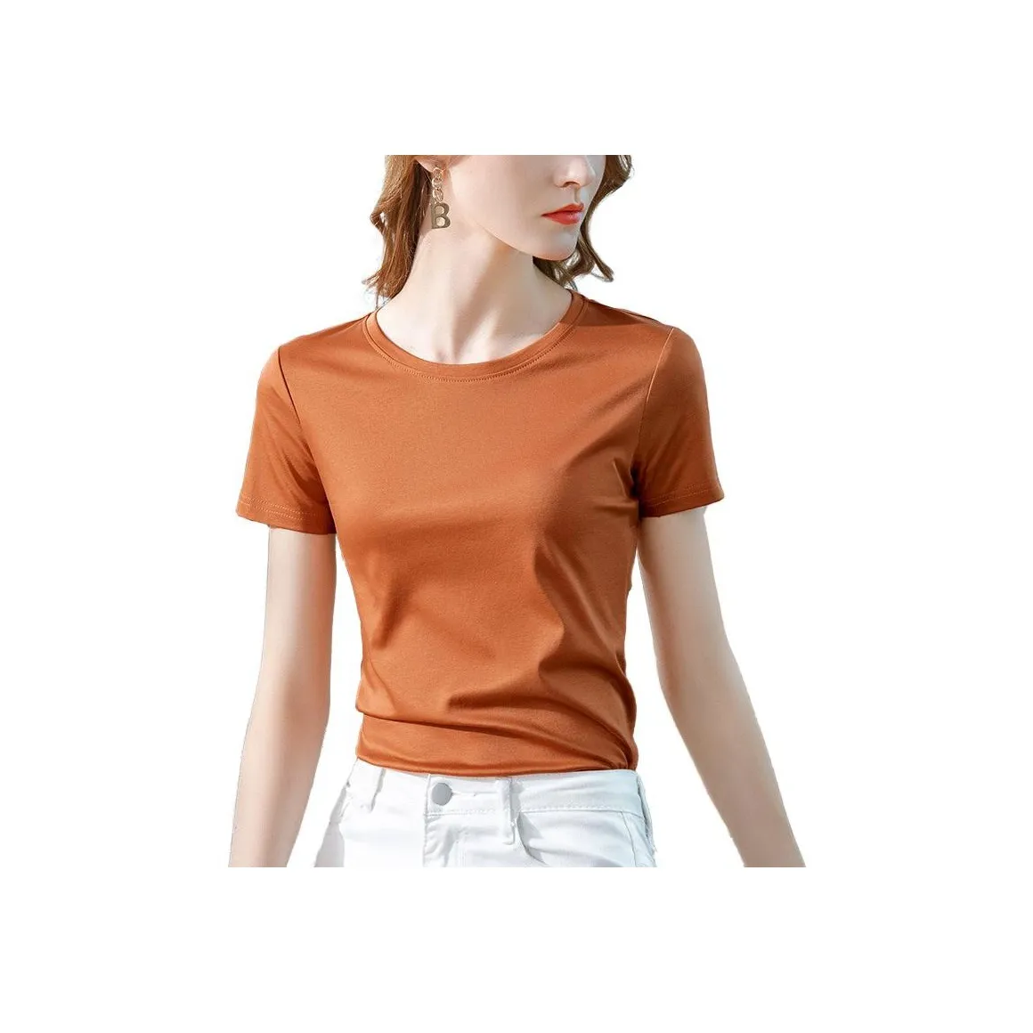 Dane T Shirt Women's Pumpkin Orange