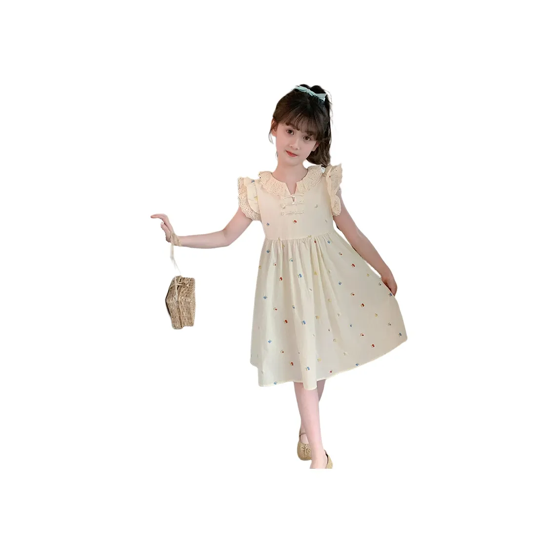 Because no Kids Платья Экрю