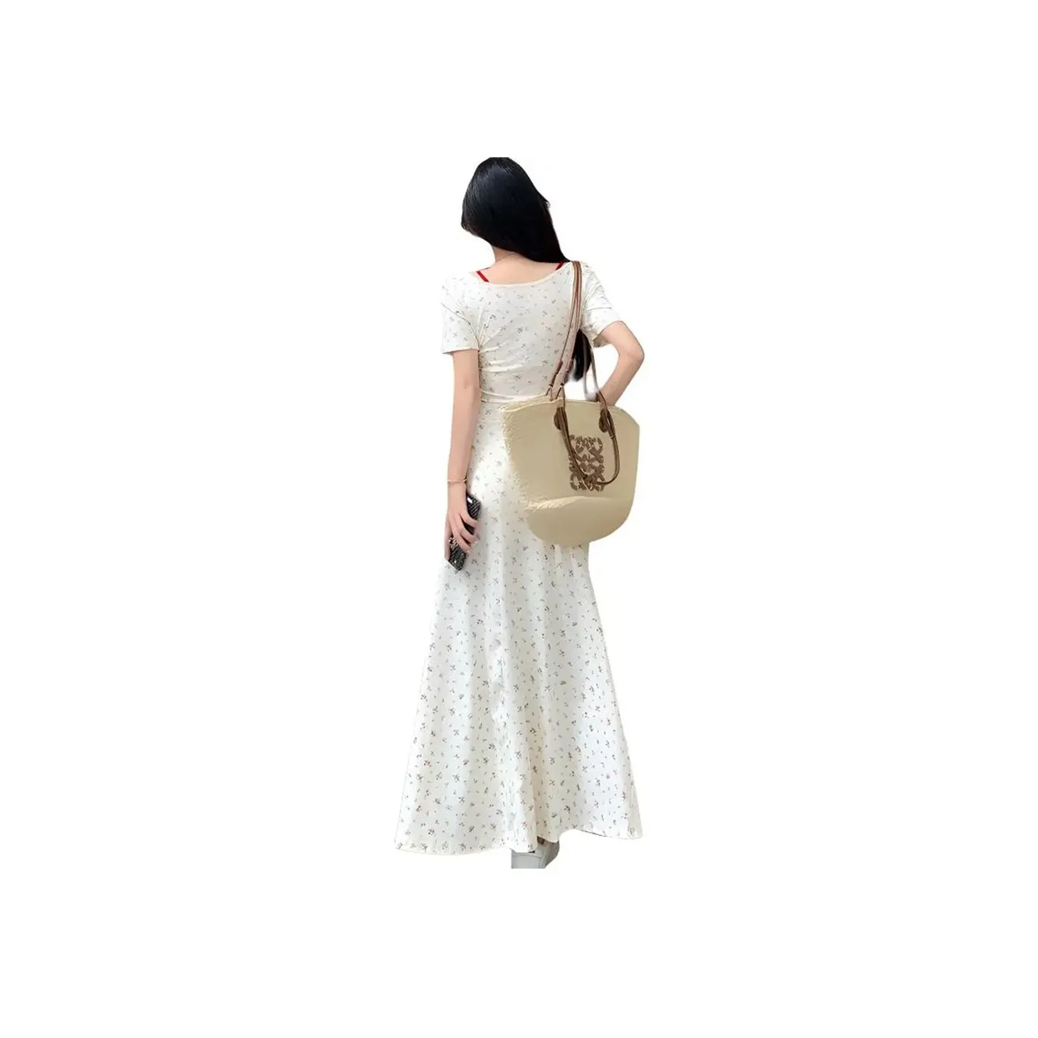 FLIM Short Sleeved Dress Women's Multicolor