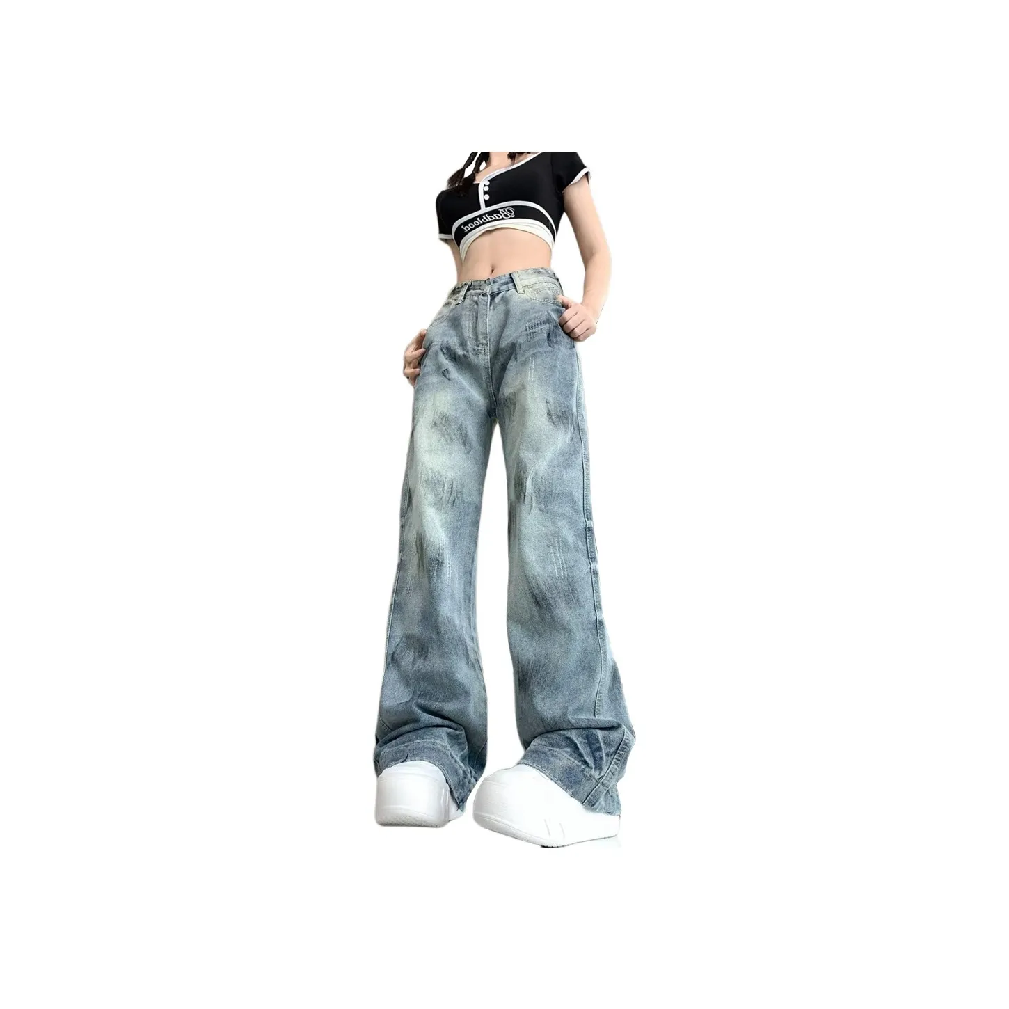 Concubine Zhu Jeans Women's Blue
