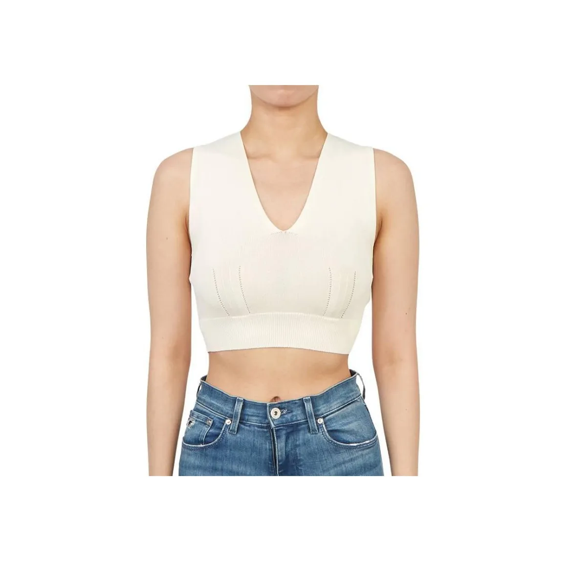 MaxMara Crop Tops Women's Beige