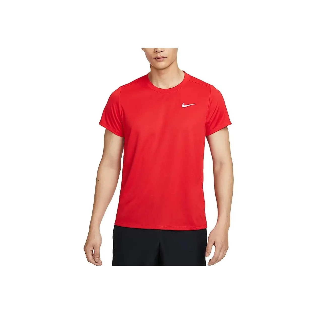 Nike Court VictoryDri Fit FW24 T Shirt Men's University Red/White