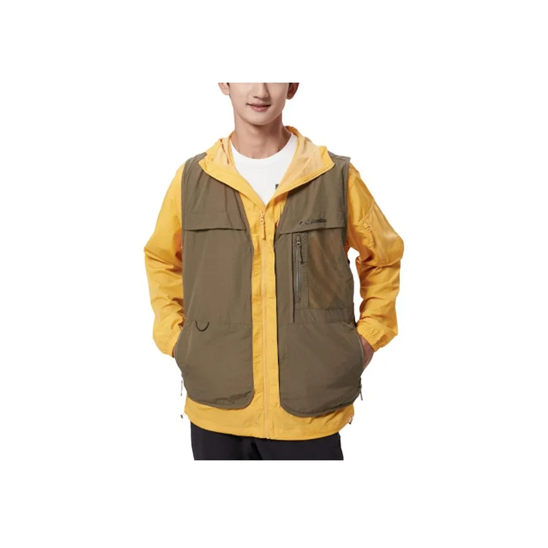 Columbia Vests Men's Burnt Yellow 397