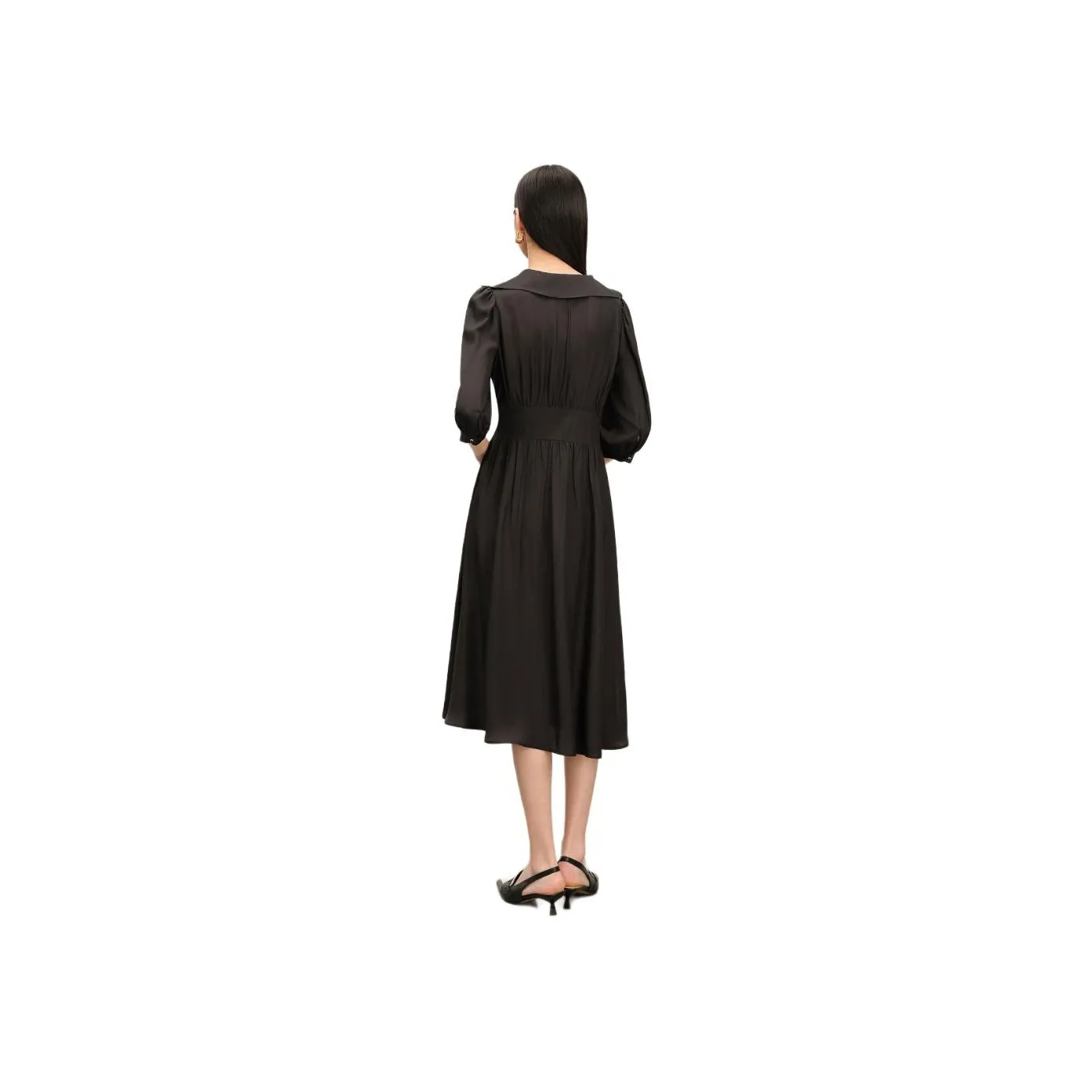 NAWEI Long Sleeved Dress Women's Black