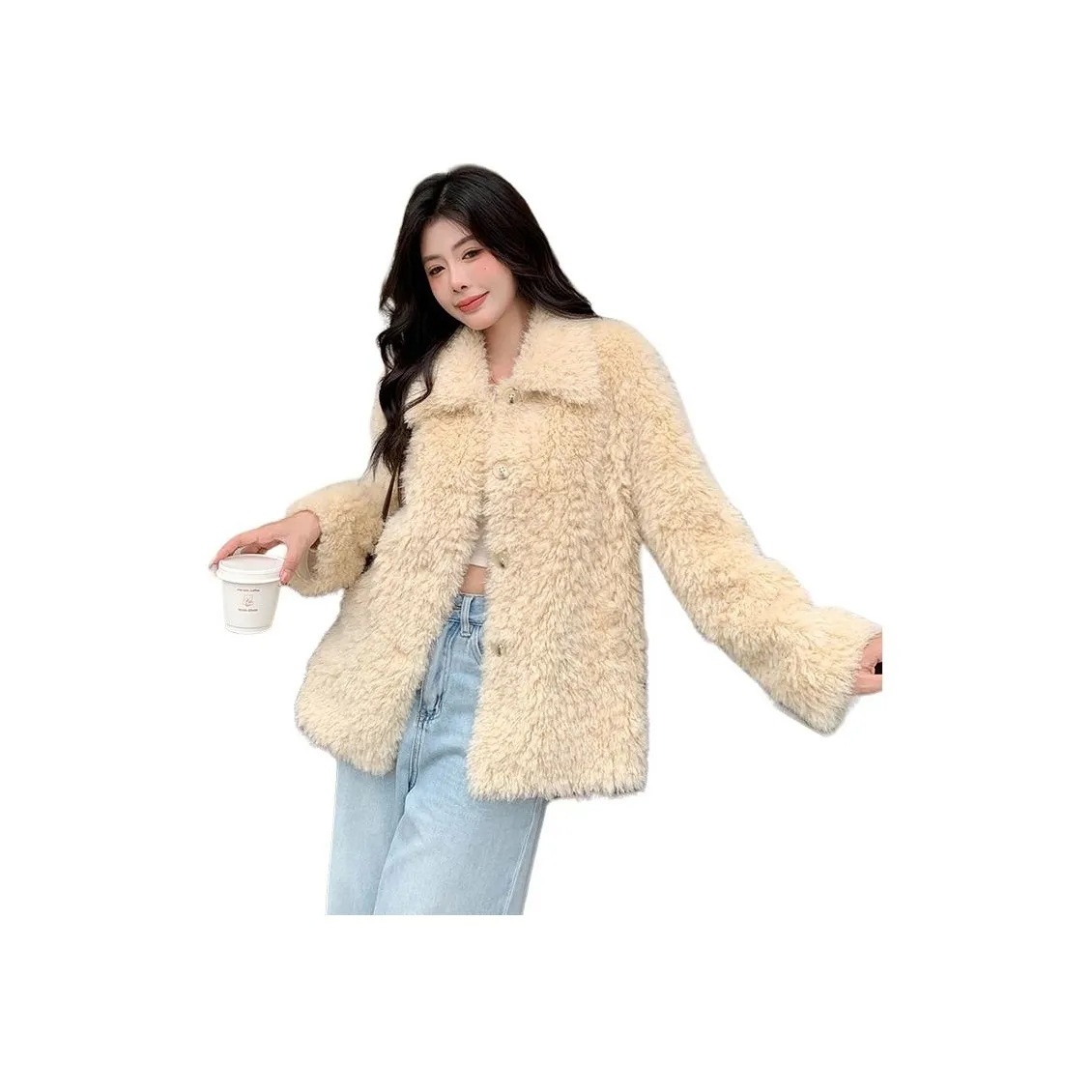 ZCDECO Velvet Feel Пальто Женское