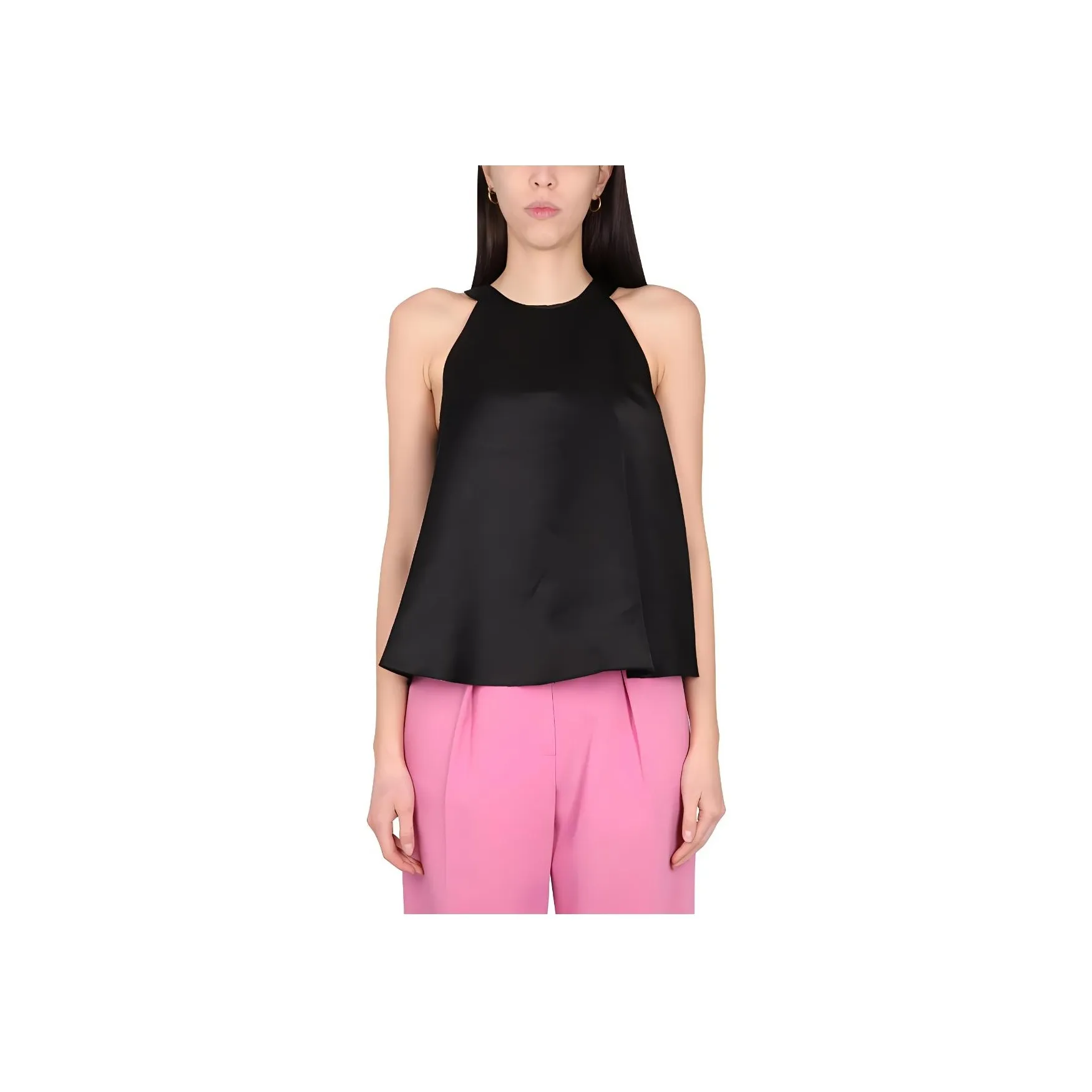 Alysi Sleeveless Buttoned Blouse